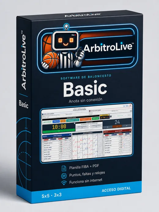 Caja de software ArbitroLive™ Basic