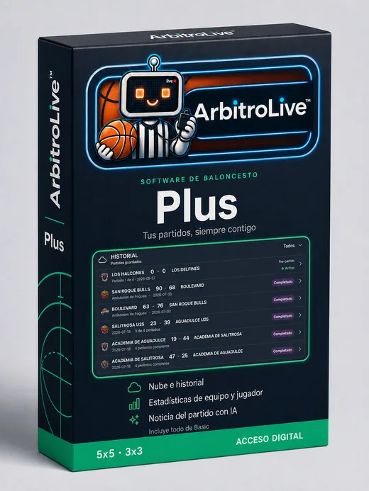 Caja de software ArbitroLive™ Plus